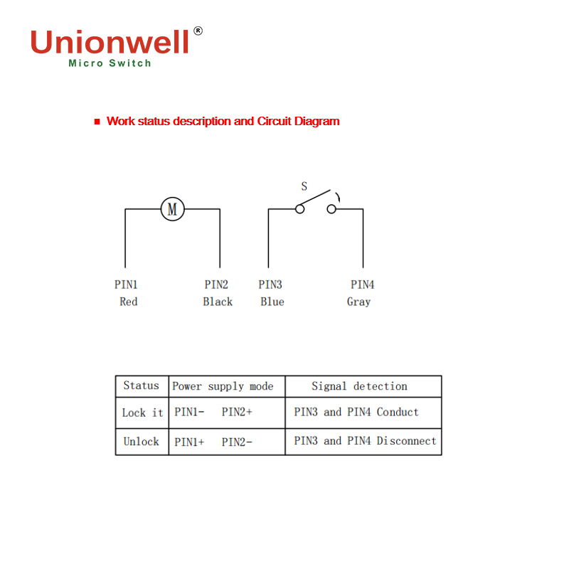 car lock switch work status